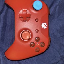 Microsoft Xbox One Wireless Controller Red with Xbox S/X Wired Headsets