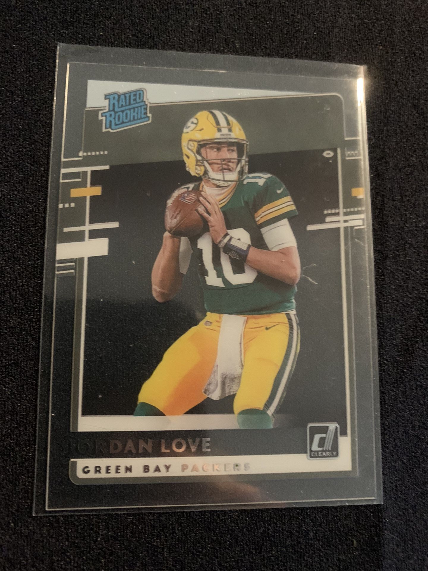 JORDAN LOVE CLEAR ROOKIE CARD