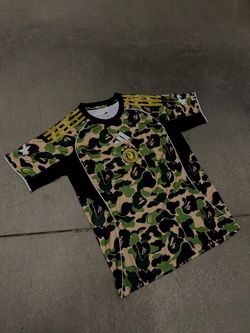 BAPE x Adidas Camo Soccer Jersey