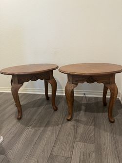 Wood Classic Side Tables.