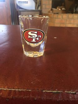 San Francisco 49ers shotglass