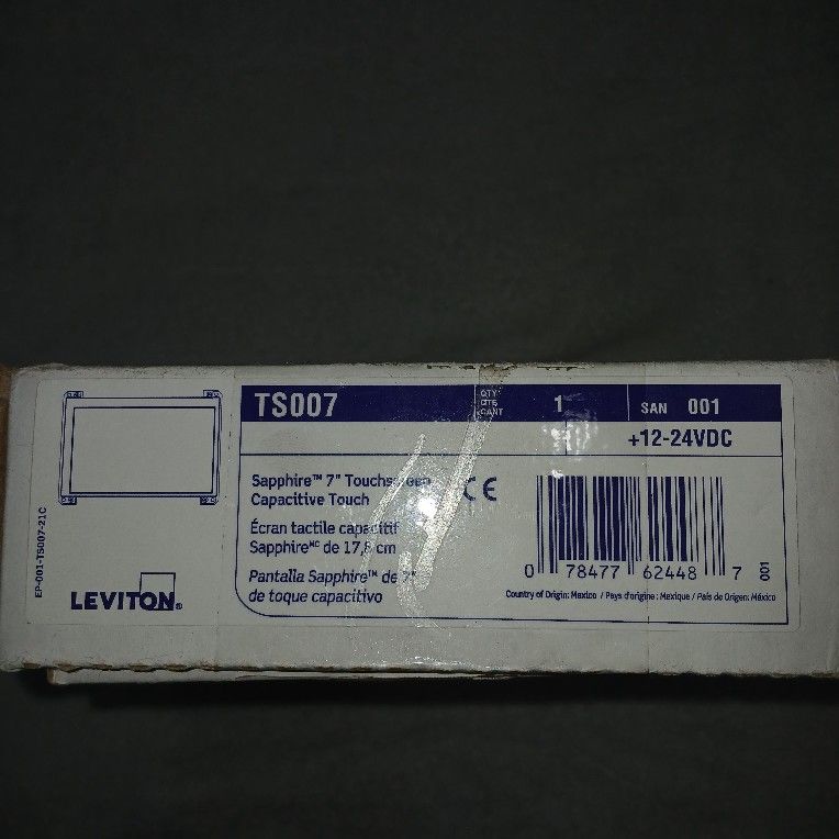 7" Touchscreen Lighting System