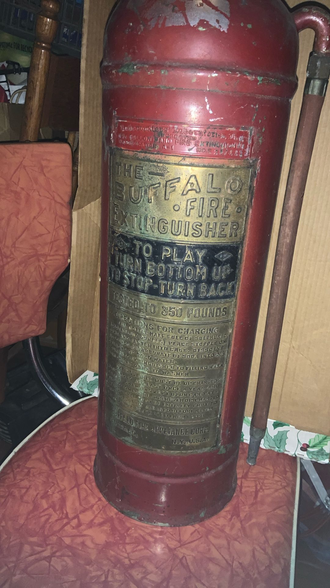 Old  BUFFALO FIRE EXTINGUISHER