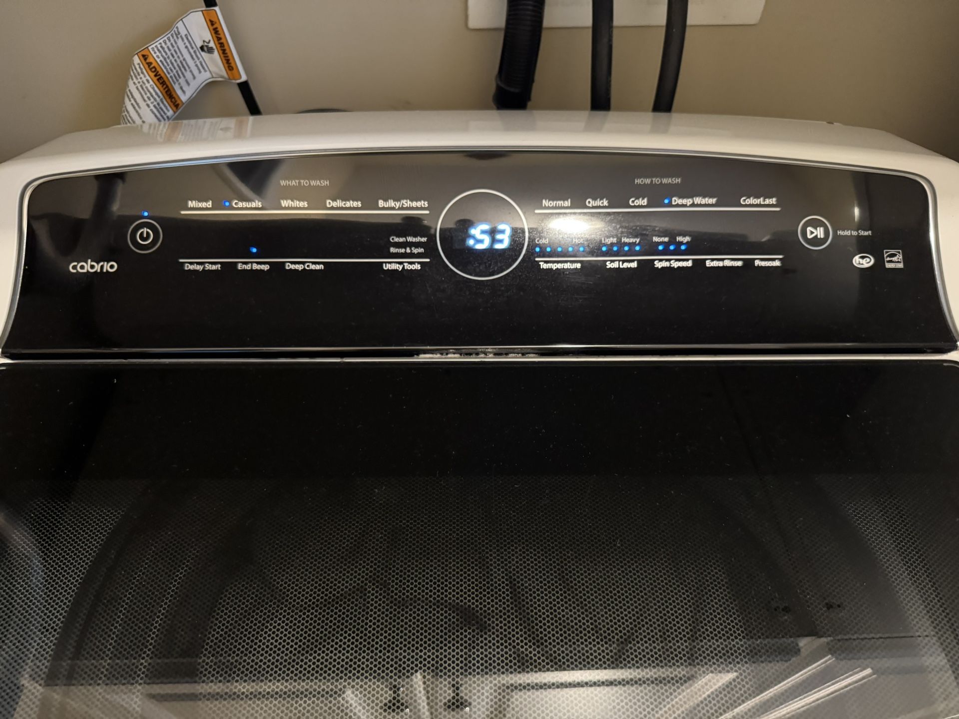 Whirlpool Cabrio Top Loading Washer