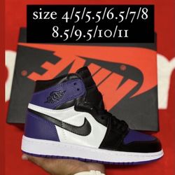 Court Purple Air Jordan 1