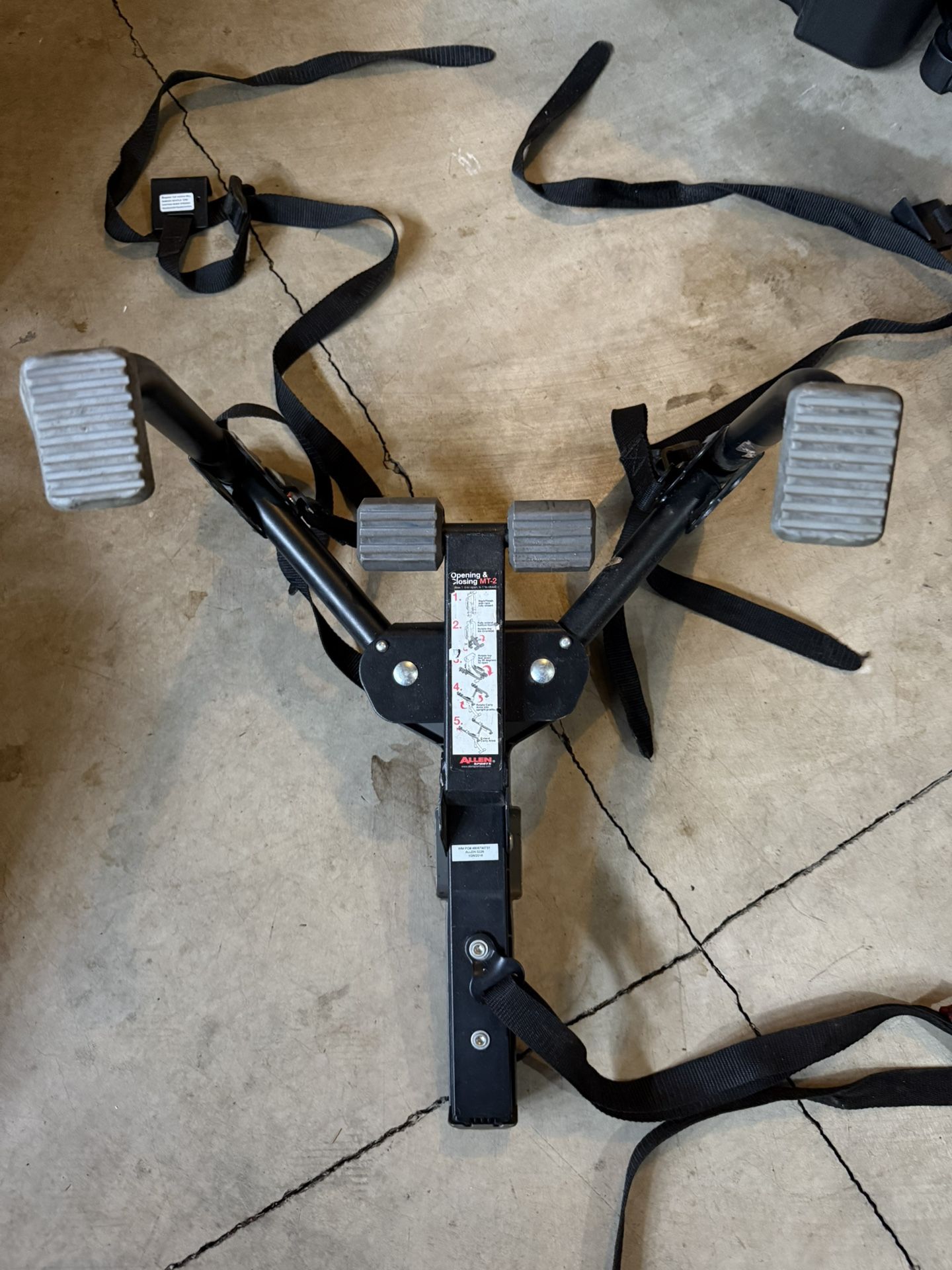 Allen Sports 2-Bike Trunk Mount Rack – Car Bicycle Carrier