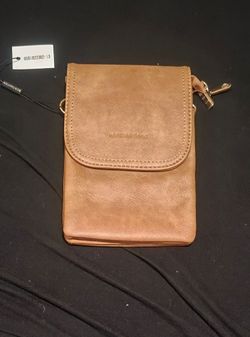 BOSTANTEN Brown leather crossbody bag with gold hardware #crossbody #leather