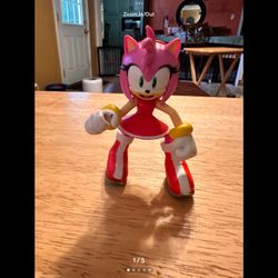 RARE!! Sonic The Hedgehog Action Figure Modern Amy
