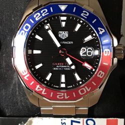 TAG Heuer AquaRacer GMT Pepsi-Bezel Automatic Watch