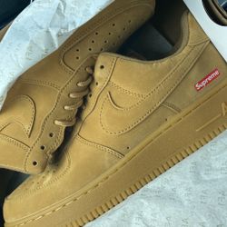 Wheat Nike Supreme AF1