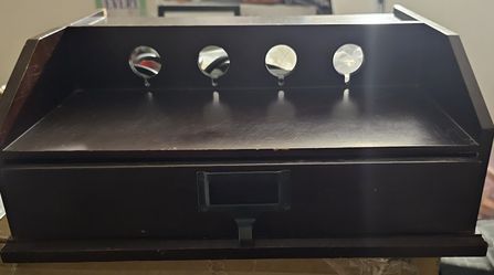 OLD SCHOOL POTTERY BARN DESKTOP CORD ORGANIZER CHARGING STATION
