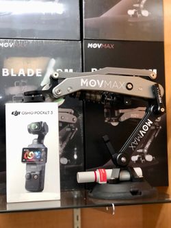 DJI Osmo Pocket 3 with MOVMAX Blade Arm / Suction Cup