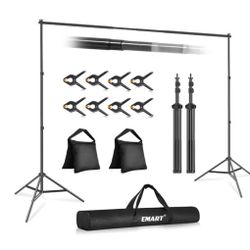 10'x7' Photo Studio Tripod Backdrop Stand
