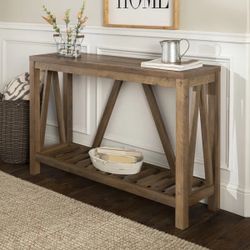 Rakira Modern Farmhouse Console Table
