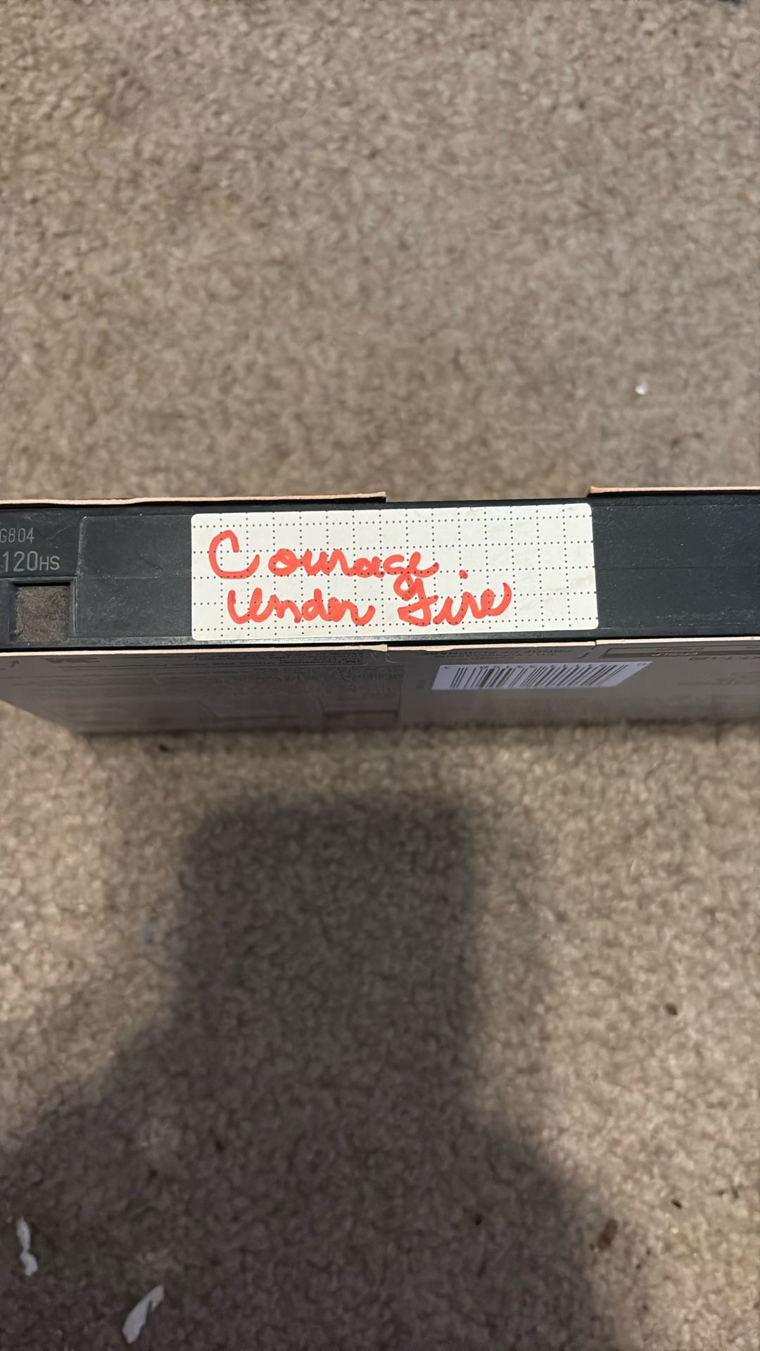 Courage Under Fire VHS