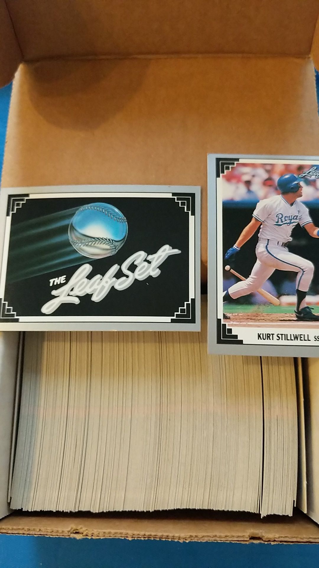 1991 leaf Baseball Cards Series 1 set (cards 1 to 264