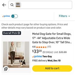 Metal Dog Gate For Small Dog