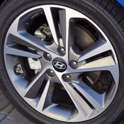 Hyundai Elantra Rims Genesis Wheels Santa Fe Veloster Kona Accent Tucson 