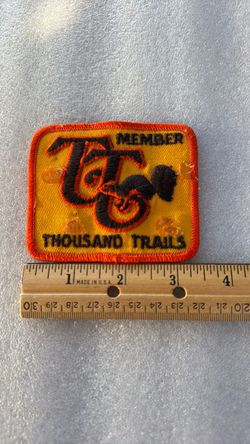 Thousand Trails Member Embroidered Patch