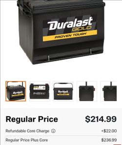 Duralast battery