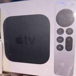 Apple TV 4K 2021 32GB  New Sealed In box  Silver Siri Touch Clip pad And Voice Remote 