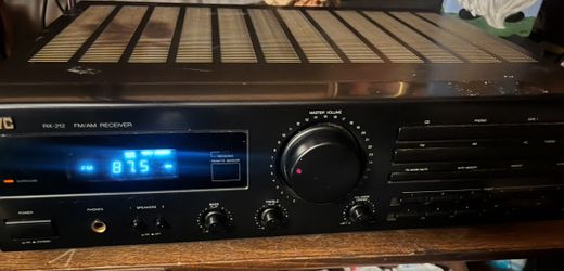 Vintage JVC RX-212 Stereo Receiver- Working - No Remote