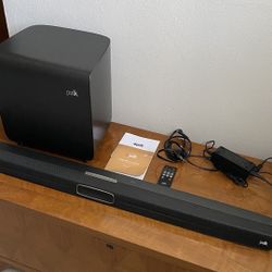 Polk MagniFi  Soundbar and Subwoofer