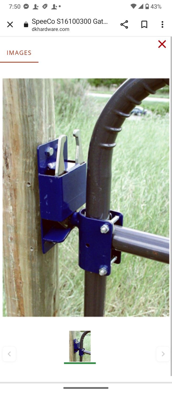 Two Way Gate Latch New Open Box