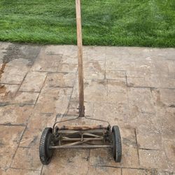 Vintage Grass Cutter Machine