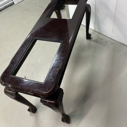 Vintage Wood Console / Sofa Table 