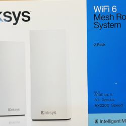 Linksys WiFi Mesh Router System  2- Pack 