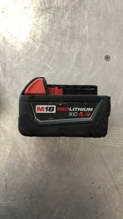 1003 Milwaukee M18 Red Lithium Ion XC 4.0AH 573509