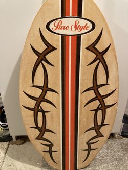 Pure Style Wooden Boogie Board
