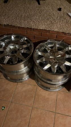 22” Rims 6 Lug Universal