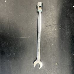 Mac Tools USA 17mm. Metric 6pt Flex-Head Open-End Combo Wrench M17CHLF