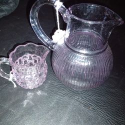 Purple Picture With Creamer