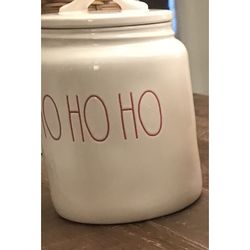 Rae Dunn Ho Ho Ho Canister