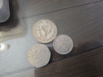 Mexico old coins $3 each .