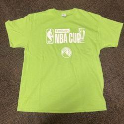 Minnesota Timberwolves NBA cup Emirates T-shirt