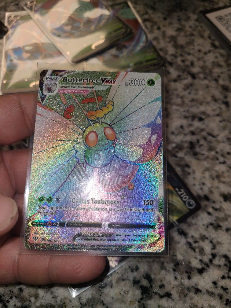 Rainbow 🌈 Butteefree Rare Pokemon Card