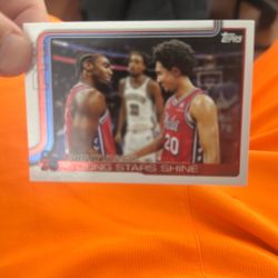 Topps NBA Basketball Trading Card - Young Stars Shine