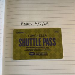 Coachella Weekend 2 Shuttle Pass