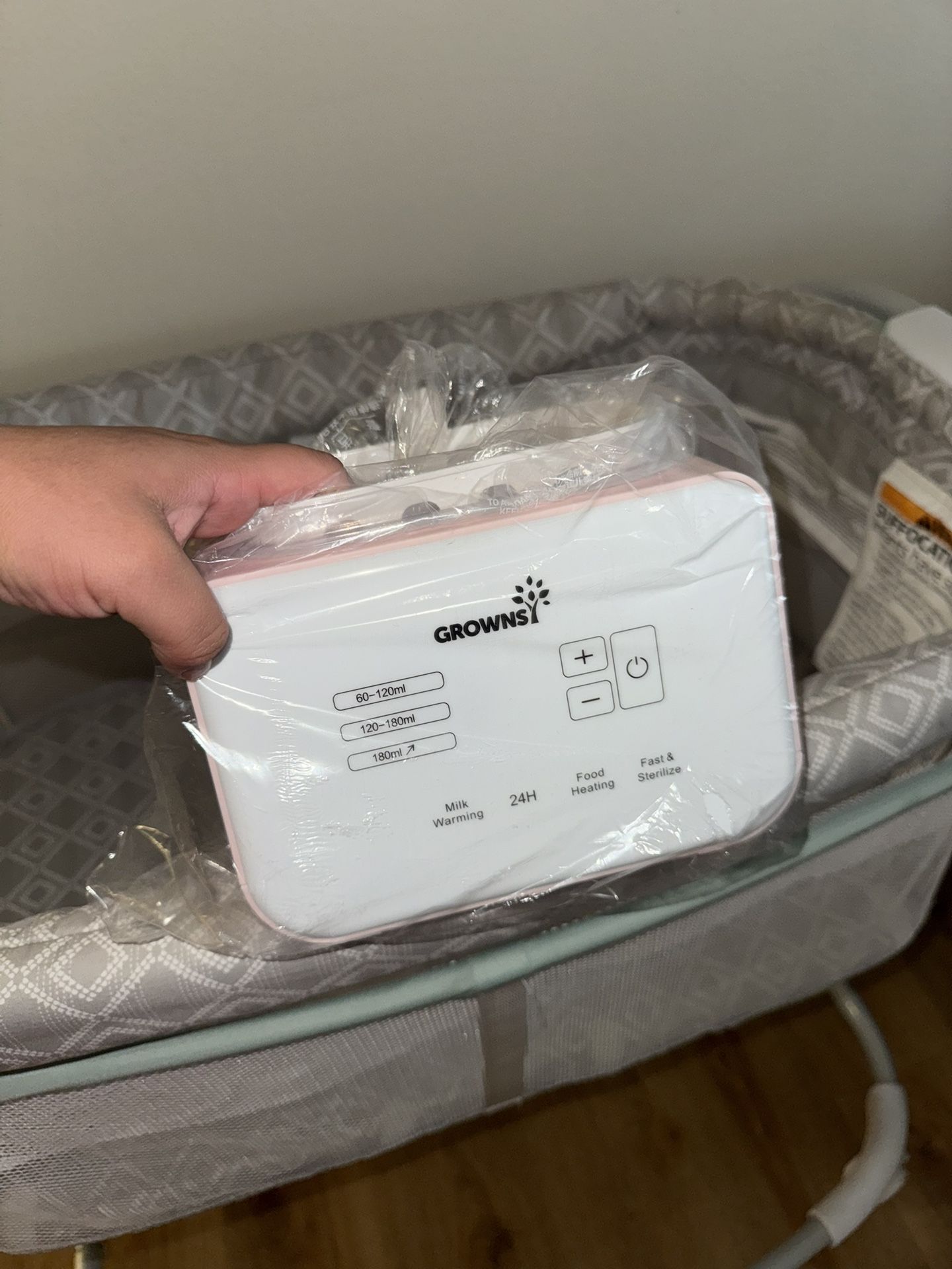 Bottle warmer. Grownsy