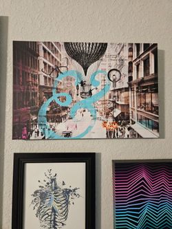 Paris graphic canvas print