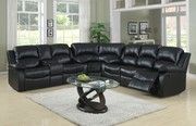 Brand new black or brown leather corner sectional