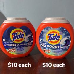 Tide PODS Laundry Detergent Soap Pacs, Oxi Boost Power PODS with Stain Remover and Oxi Power, 25 Count