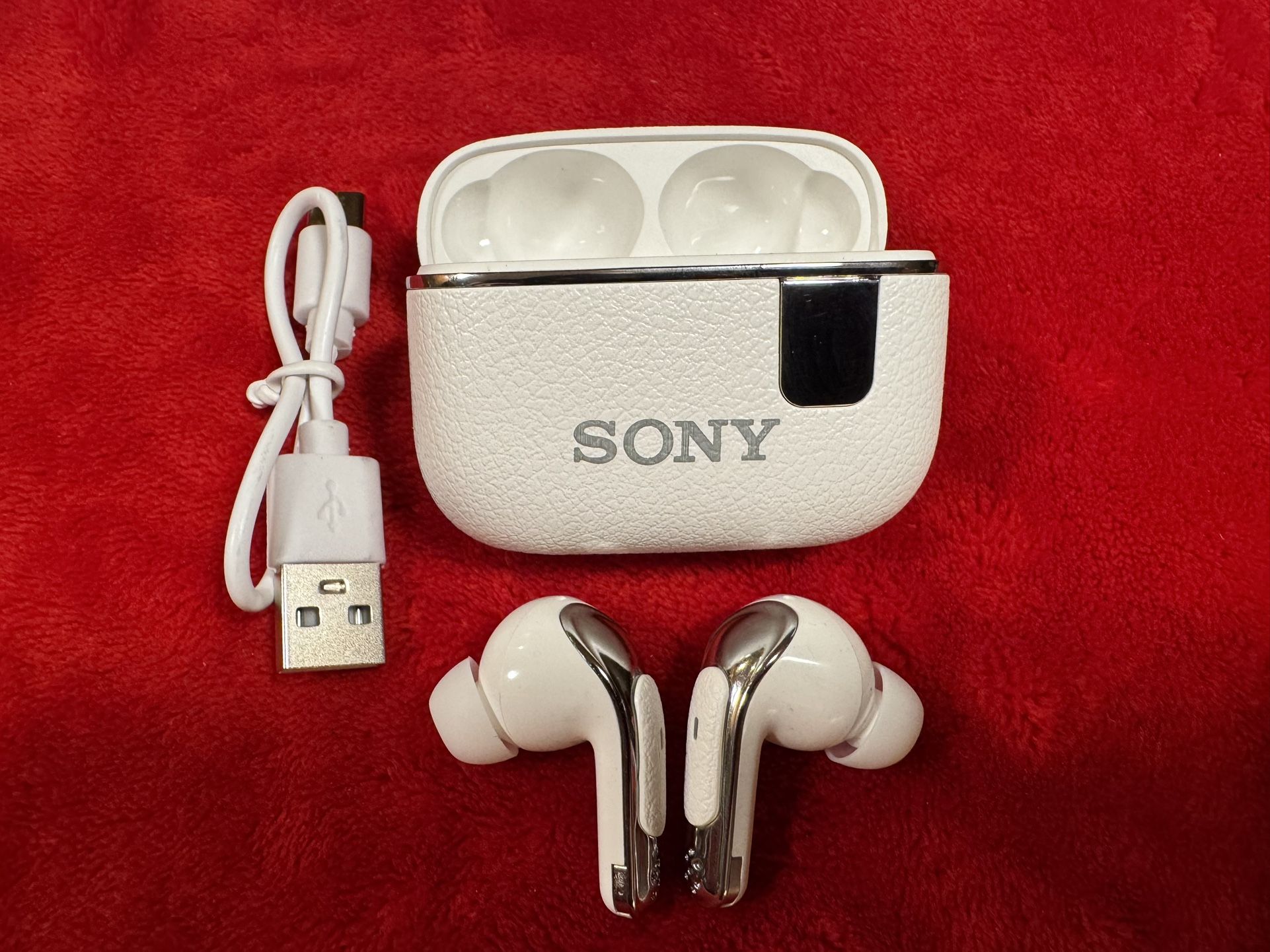 Sony NE 500 TWS Bluetooth Earbuds – HiFi Sound, Mic, Sports Headphones, Wireless with Display