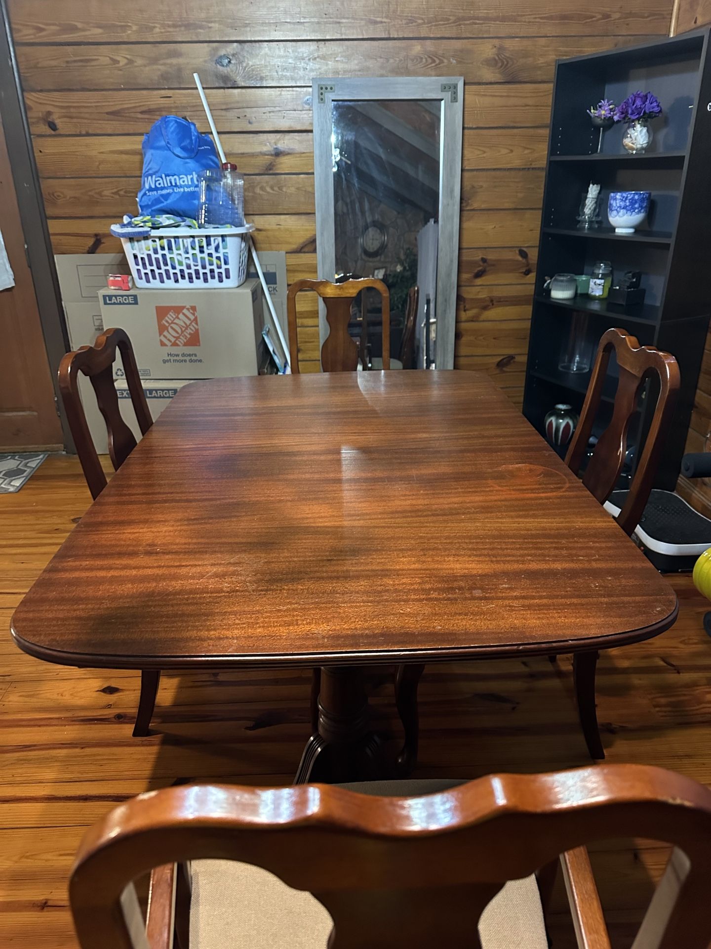 Wood Table & Chairs