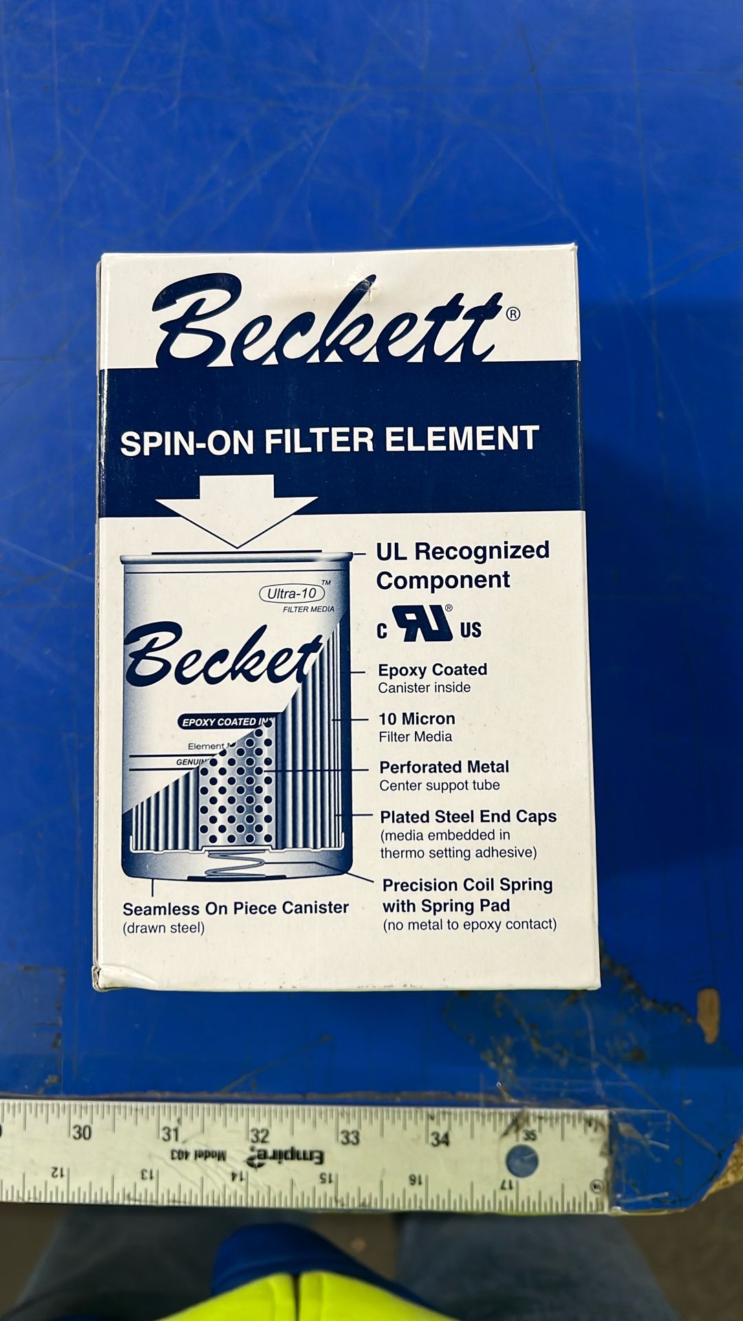 Beckett Spin On Filter