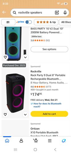 Rockville speaker with remote